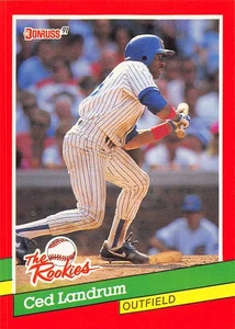 Ced Landrum 1991 Donruss The Rookies 11  Chicago Cubs Rookie Baseball Card - Picture 1 of 2