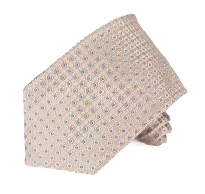 Tasso Elba мужской галстук золото с синими точками 60 «x 3» 100% шелк WOW - Изображение 1 из 4