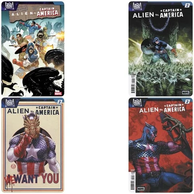 Alien vs Captain America #2 **COVER SELECT** [1:25] PRESALE 12/17/25