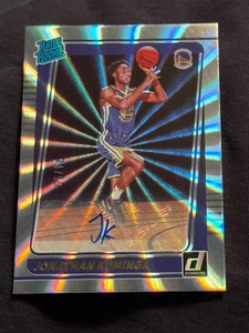 2021-22 Donruss Rated Rookie Jonathan Kuminga #240 Holo Laser Auto /99 (RC) - Picture 1 of 2