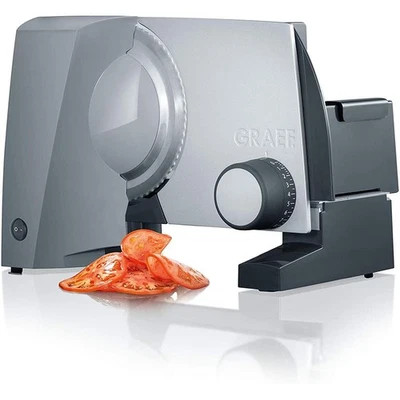 GRAEF G50 Allesschneider Metallmaschine Edelstahl Wellenschliffmesser kompakt - Bild 1 von 4