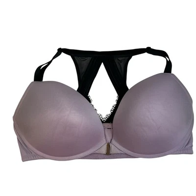 Cacique 40DD Bra Boost Plunge Racerback Lightly Lined Padded Wireless Women’s - Image 1 of 4