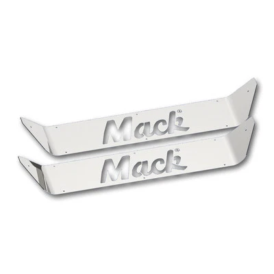 Vice Chick 29124 Stainless Steel Upper Scuff Panel with Logo for Mack Ch/Cl - Image 1 of 2