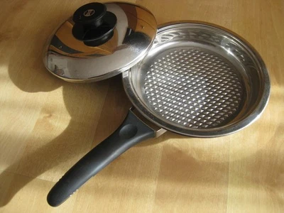 AMC Pfanne mit Deckel, Innendurchmesser ca. 20 cm und 1,1 Liter - Bild 1 von 4