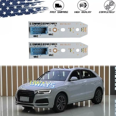 2pcs White Daytime Running Light DRL LED boards For Audi Q3 2016-2018 - Image 1 of 4