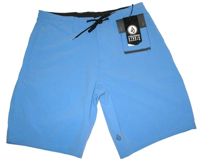 NWT Blue Volcom Voltripper 20" Old Mill Style  Hybrid Shorts  Size 32 Mens - Image 1 of 4