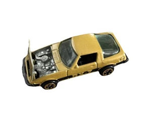 Vintage! KiDCO MAZDA RX-7 Spielzeugauto Gold 1981 Diecast Motorhaube öffnet 1:64 SCHÖN! - Bild 1 von 8