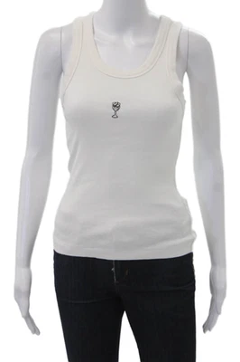 Camiseta sin mangas blanca básica Universal Thread para mujer talla S Foto 1 de 4