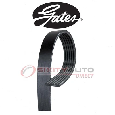 Gates Serpentine Belt for 1994-1995 Mercedes-Benz C220 2.2L L4 - Accessory ji Foto 1 de 4
