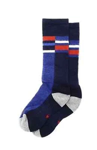 Smartwool Multi Color 1-Pk Wintersport Stripe Sock Kid's Size L L111429 - Picture 1 of 1