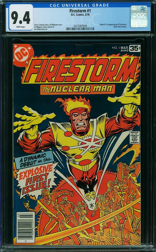 Firestorm #1 CGC 9.4 1978 Marvel Al Milgrom Art, ¡G. Conway Story! WP! Q3 439 cm Foto 1 de 1
