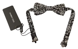 DOLCE & GABBANA Bow Tie Men Multicolor Floral Adjustable Neck Papillon RRP $200 - Picture 1 of 5