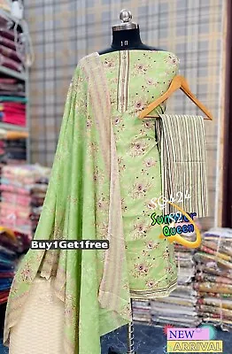 Abito Stile Pesante Kameez Salwar Designer Indiano Pakistano Bollywood Non Cucito • 49.38€
