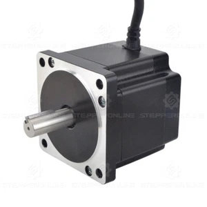 STEPPERONLINE Nema 34 Stepper Motor 680oz.in 6A 86x80mm 14mm Key-way Shaft CNC - Picture 1 of 7