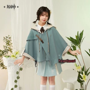Capa con Capucha Oficial Genshin Impact Venti Informal Unisex Original Cosplay Capa - Imagen 1 de 15