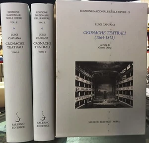 (Teatro) L. Capuana - CRONACHE TEATRALI (1864-1872) - Salerno Editrice 2009 - Imagen 1 de 1