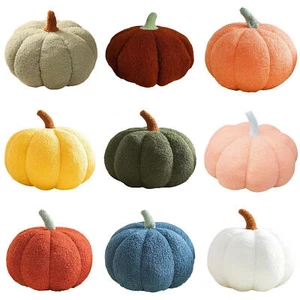 Halloween Pumpkin Throw Pillow Cute Children's Plush Party Sofa Throw Pillow - Picture 1 of 18