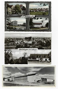 Lot of 2 Maichingen Germany Agfa Postcards & 1 Photo Early 1960s Black Forest - Picture 1 of 8