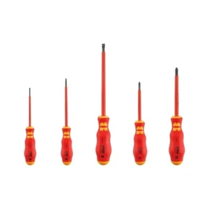 Würth Zebra 5-teiliges Schlitz Kreuzschlitz VDE Schraubendreher Set 061396325 - Bild 1 von 3