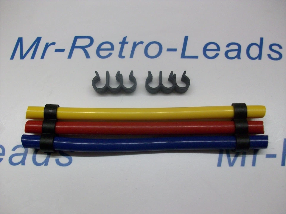 2 X IGNITION LEAD HT CLIP HOLDER 3 WAY SEPARATOR CLAMP HOLDER 8MM 7MM SPACERS - Image 1 of 1