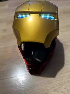 Iron Man Helmet Luminous LED Mask Manual Opening and Closing Wearable Cosplay - Picture 1 of 4
