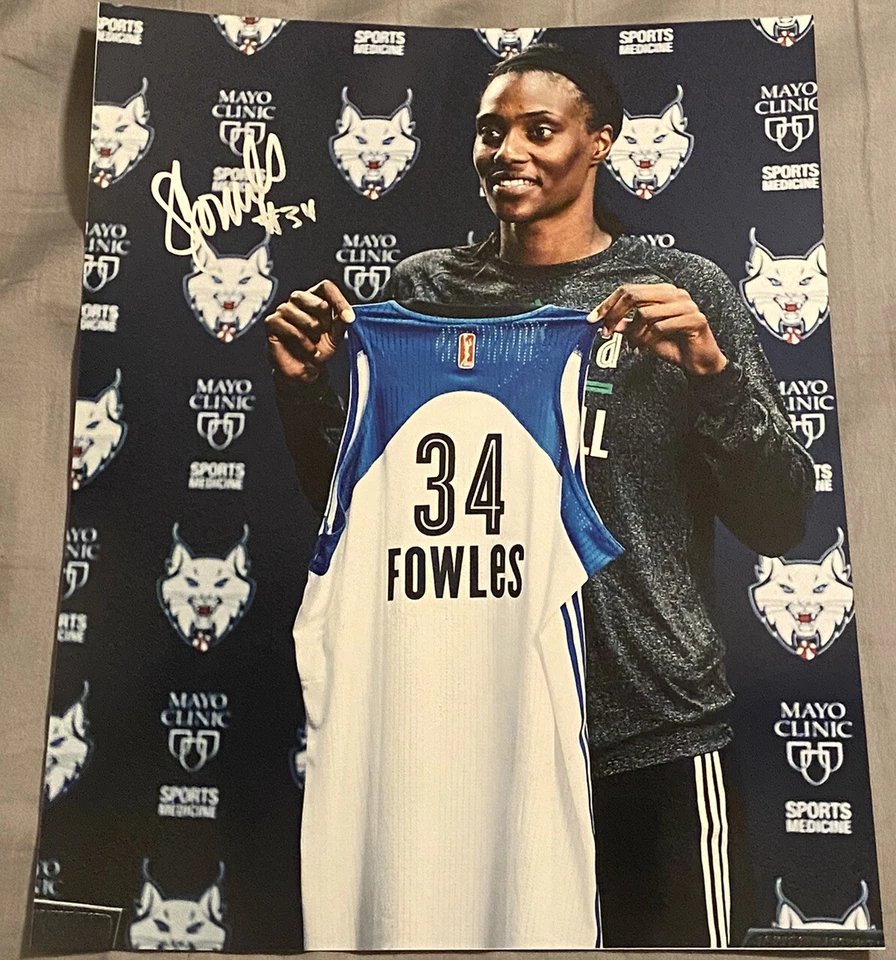 Sylvia Fowles signed auto 11x14 Photo Minnesota Lynx - Image 1 of 1