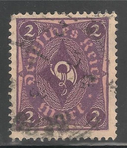 Germany #177 (A30) VF USED - 1921 2m Post Horn - Picture 1 of 1
