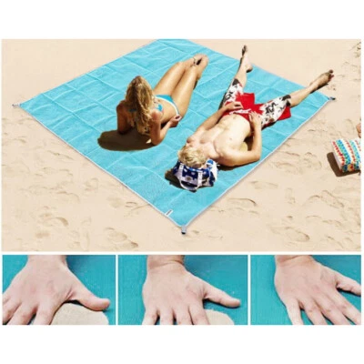 Strandmatte sandfreie Strandmatte 200 x 150 cm Farben zufällig - Bild 1 von 3