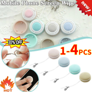 Mobile Phone Screen Lens Wipe Glasses Macaron Shape Cleaning Cloth CandyColor AU