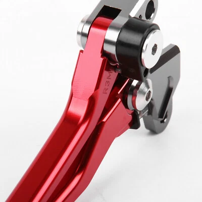 For Honda CR125R/250R	1992-2003 2002 2001 2000 Clutch Brake Levers Pivot US Red Foto 1 de 4