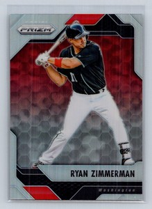 2017  Panini Chronicles Prizm #38 Ryan Zimmerman Silver Holo Nationals A58