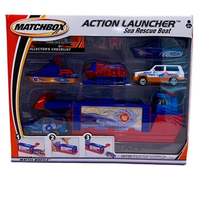 2000 Matchbox Superfast Five Pack Action Launcher Sea Rescue Boat Tahoe Ocean - Picture 1 of 9