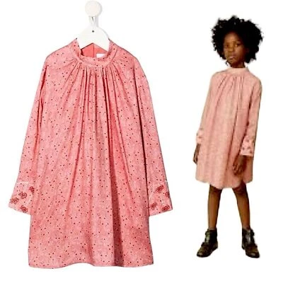 Chloe Kids пейсли узор длинным рукавом Shift платье размер 12 - Изображение 1 из 4