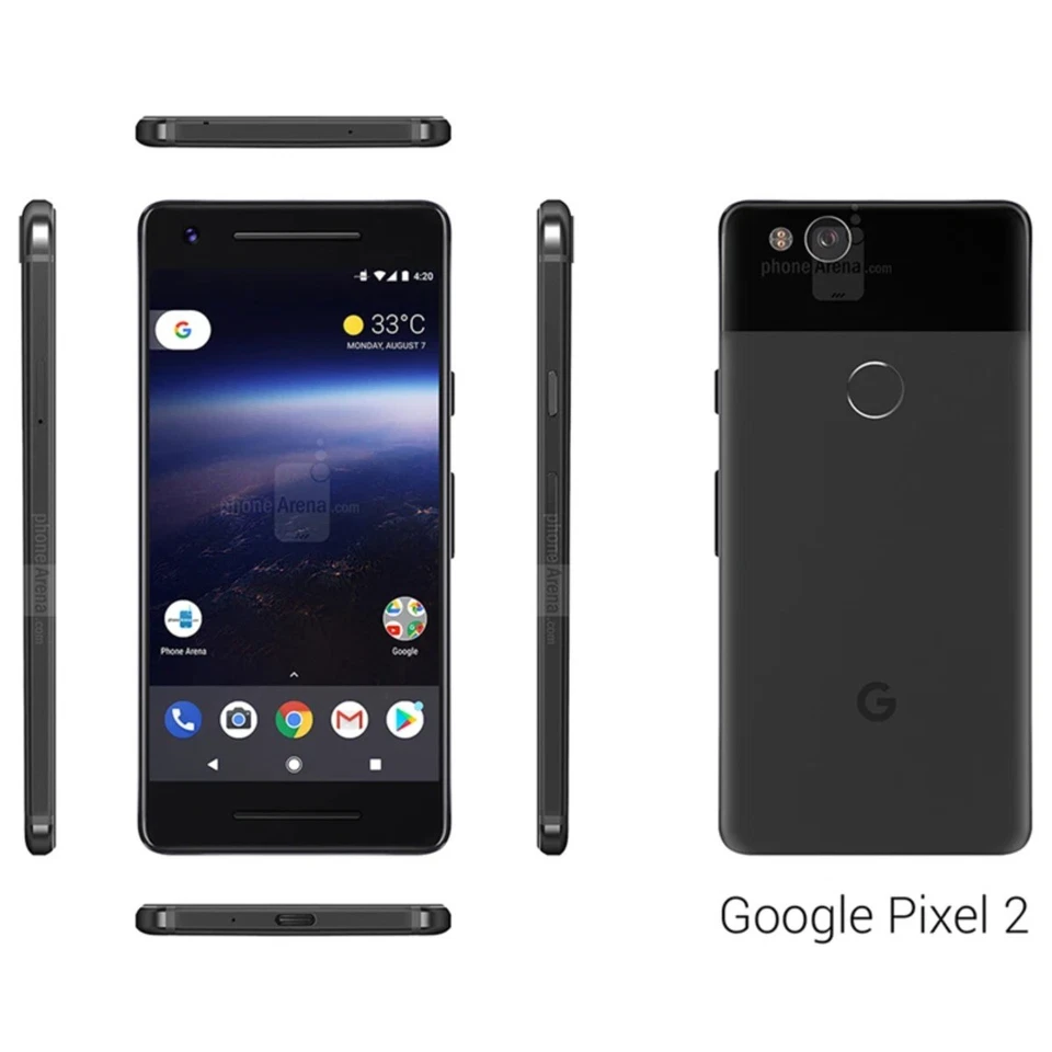 Google Pixel 2 Phone Original 4GB RAM 64GB ROM Single Sim 4G LTE Fingerprint - Imagen 1 de 4