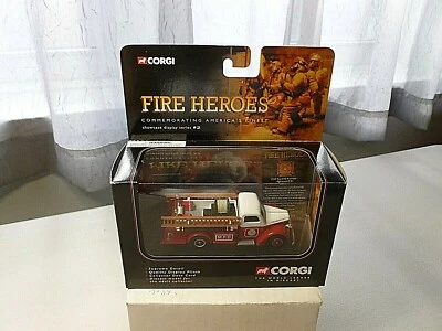 NEW CORGI FIRE HEROES1939 FORD V8 PUMPER MILLWOOD F.D.DIECAST VEHICLE NEW IN BOX - Image 1 of 4