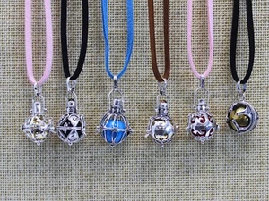 Engel Glocke Halskette Heilung Glück anziehen 925 Sterling Silber - Bild 1 von 29