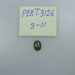 Persian Turquoise 100% Natural 1 Oval Shape Cabochon 4.88 TCW - Picture 1 of 2