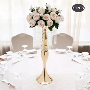 10* Flower Vase Flower Holders Stand Centerpieces for Wedding Dining Table Decor - Picture 1 of 21