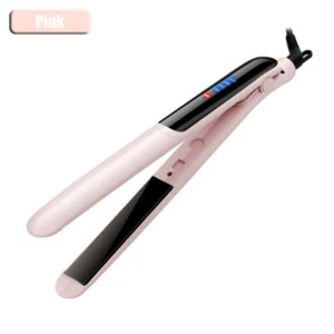 Hair Straightener Curler 2 in 1 Salon Styling Nano Ceramic Flat Iron Hairstyling - Picture 1 of 15