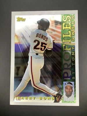 1996 Topps Profiles #NL-03 Barry Bonds San Francisco Giants - Image 1 of 2