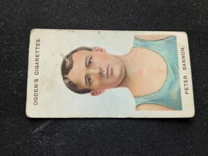 1908 Ogden's Pugilists & Wrestlers # 33 Peter Bannon (en muy buen estado) - Imagen 1 de 3
