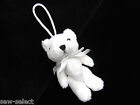 Cute Teddy Bear Key Tassel Ted on a rope small soft toy polyester fabric