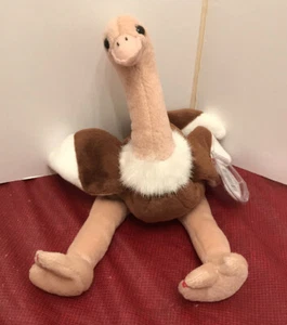 TY Beanie Baby Stretch the Ostrich - 1997 PVC pellets Tags Excellent cond - Bild 1 von 1