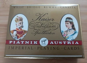 Imperial Playing Cards, set of 2 playing card games, Austria - Picture 1 of 8
