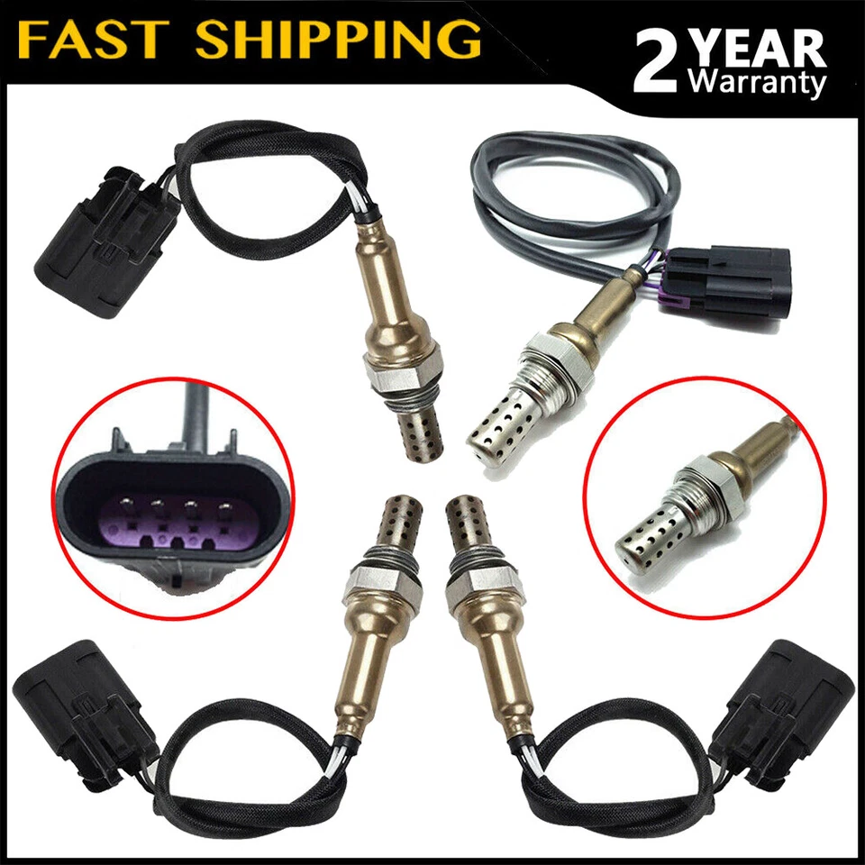 Sensor de oxígeno arriba+abajo 4 piezas para Kia Sedona 2006-2010 3,8 L 2007-2009 Amanti 3,8 L Foto 1 de 4