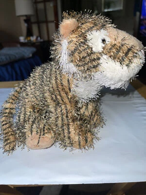 Ganz Webkinz Tiger HM032 Bean Bag  Stuffed Fuzzy Toy 9” - Image 1 of 4