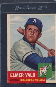 1953 Topps #122 Elmer Valo A's VG/EX 53T122-30416-1