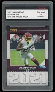 Tarjeta de novato DYAMI BROWN 2021 PANINI INSTANTÁNEO AÑO UNO PRIMER GRADO 10 RC #YO24 - Imagen 1 de 1