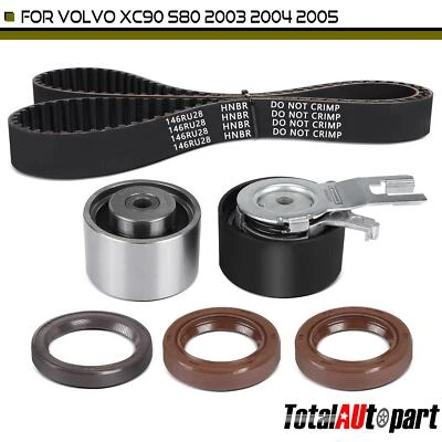 6x Timing Belt Kit for Volvo XC90 S80 2003 2004-2005 L6 2.9L DOHC GAS 2523190 - Image 1 of 4