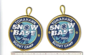 SCOUT BSA 2024 TOMAHAWK CAMP RESERVATION SNOW BASE PATCH NORTHERN STAR COUNCIL ! - Picture 1 of 1